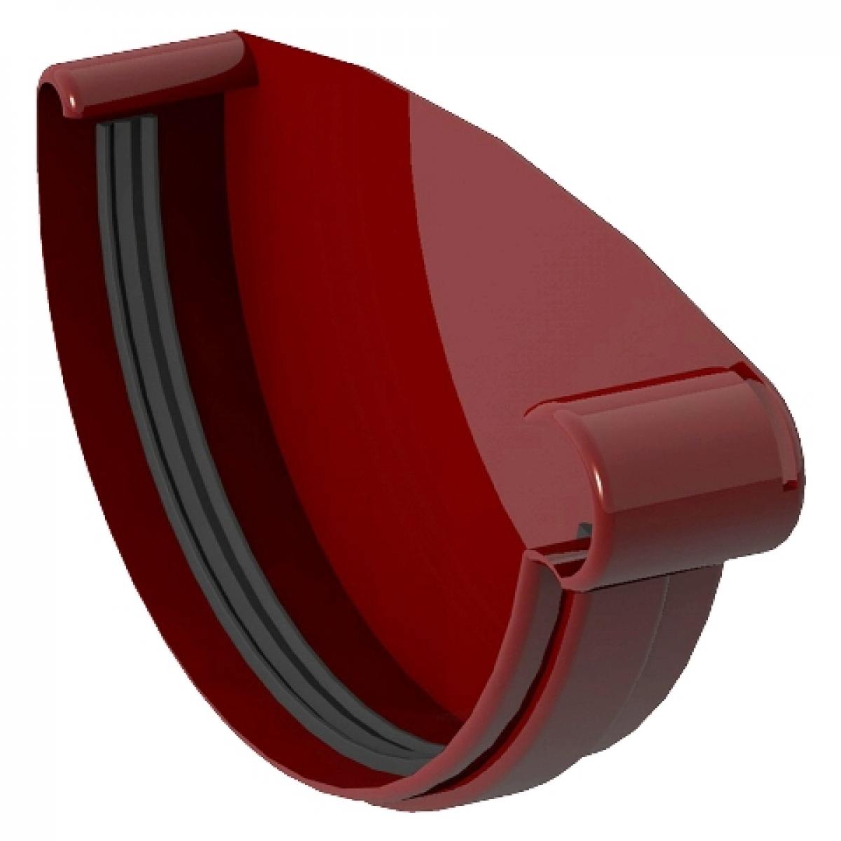 Τελείωμα Υδρορροής Δεξί 120mm (Διάφορα Χρώματα) GIZA . - Image 2