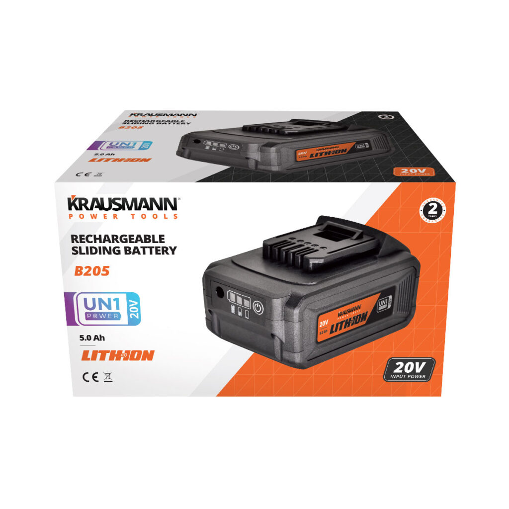 ΜΠΑΤΑΡΙΑ 20V 50Ah B205 KRAUSMANN 2